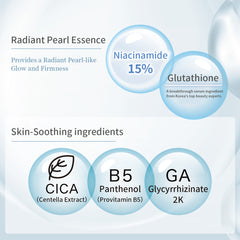 Freeze-dried Essence Mask Niacinamide 15%+VC (4pcs) - HiCA Freeze-dried Essence Mask Niacinamide 15%+VC (4pcs) - HiCA