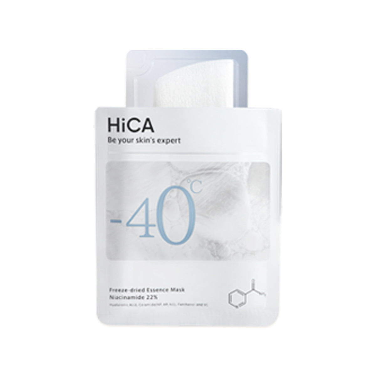 Freeze-dried Essence Mask Niacinamide 22%（4pcs） - HiCA